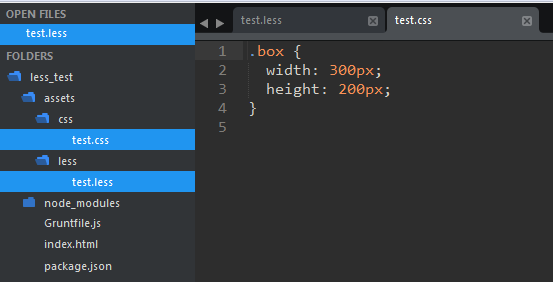 怎样用node.js编译less文件_ css