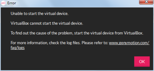 genymotion模拟器启动失败问题解决方法(在百度了其他方法都没用的情况下)_ 图片描述