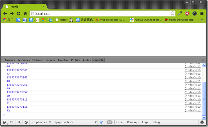 JavaScript性能优化技巧之函数节流_ 图片描述