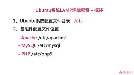 ubuntu下搭建LAMP环境(课程笔记)_ 图片描述