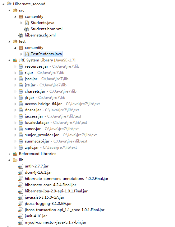 Java之Hibernate技术实现向MySql数据库中插入数据_ 图片描述