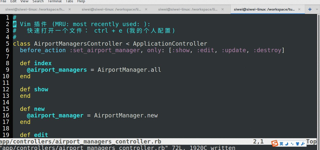 世界上最牛的编辑器:Vim2(原创动图演示所有例子!)_ 图片描述
