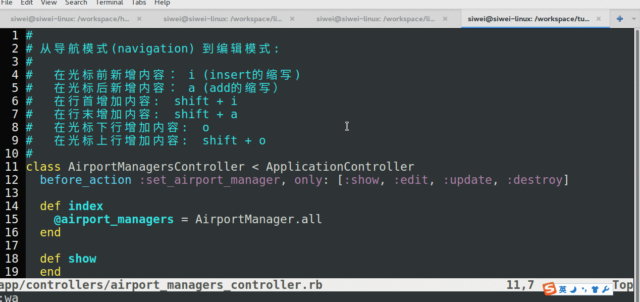 世界上最牛的编辑器:Vim2(原创动图演示所有例子!)_ 图片描述