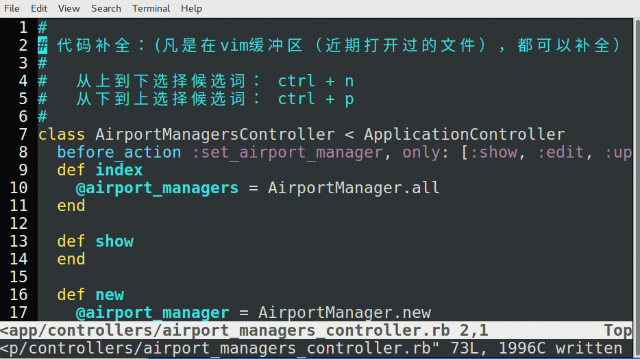 世界上最牛的编辑器:Vim3(原创动图演示所有例子!)_ 图片描述