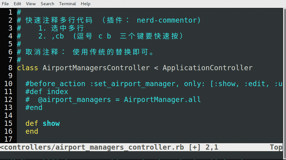 世界上最牛的编辑器:Vim3(原创动图演示所有例子!)_ 图片描述
