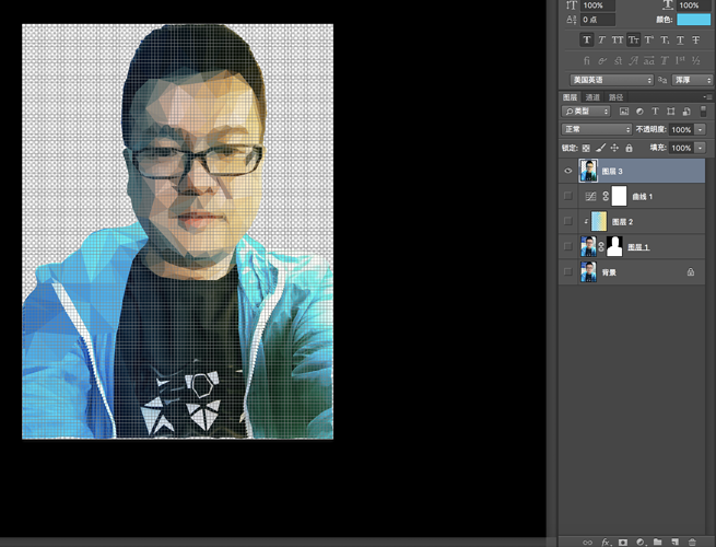 UI设计:Lowpoly风格_ 图片描述