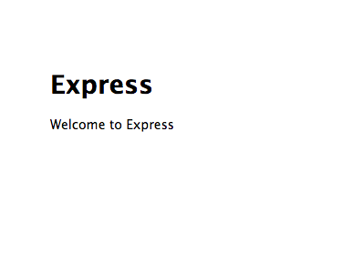 项目启动初始页面