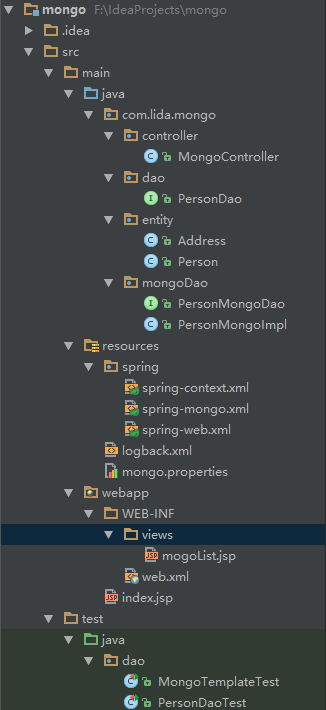 史上最全,最详idea搭建springdata+mongoDB+maven+springmvc_ 图片描述