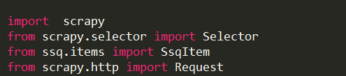 python爬虫,基于scrapy_ import