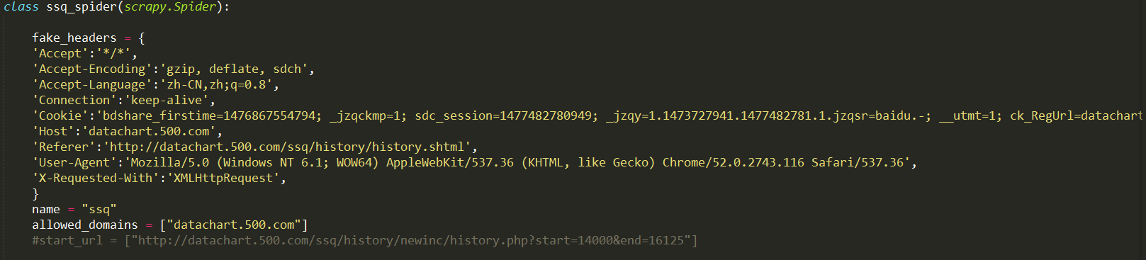 python爬虫,基于scrapy_ 属性