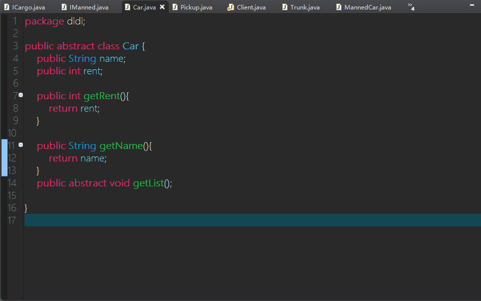 Java入门第二季租车系统_ Car累