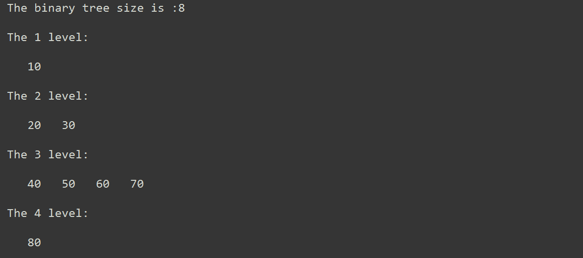 数据结构二叉树基本操作实例_ 图片描述