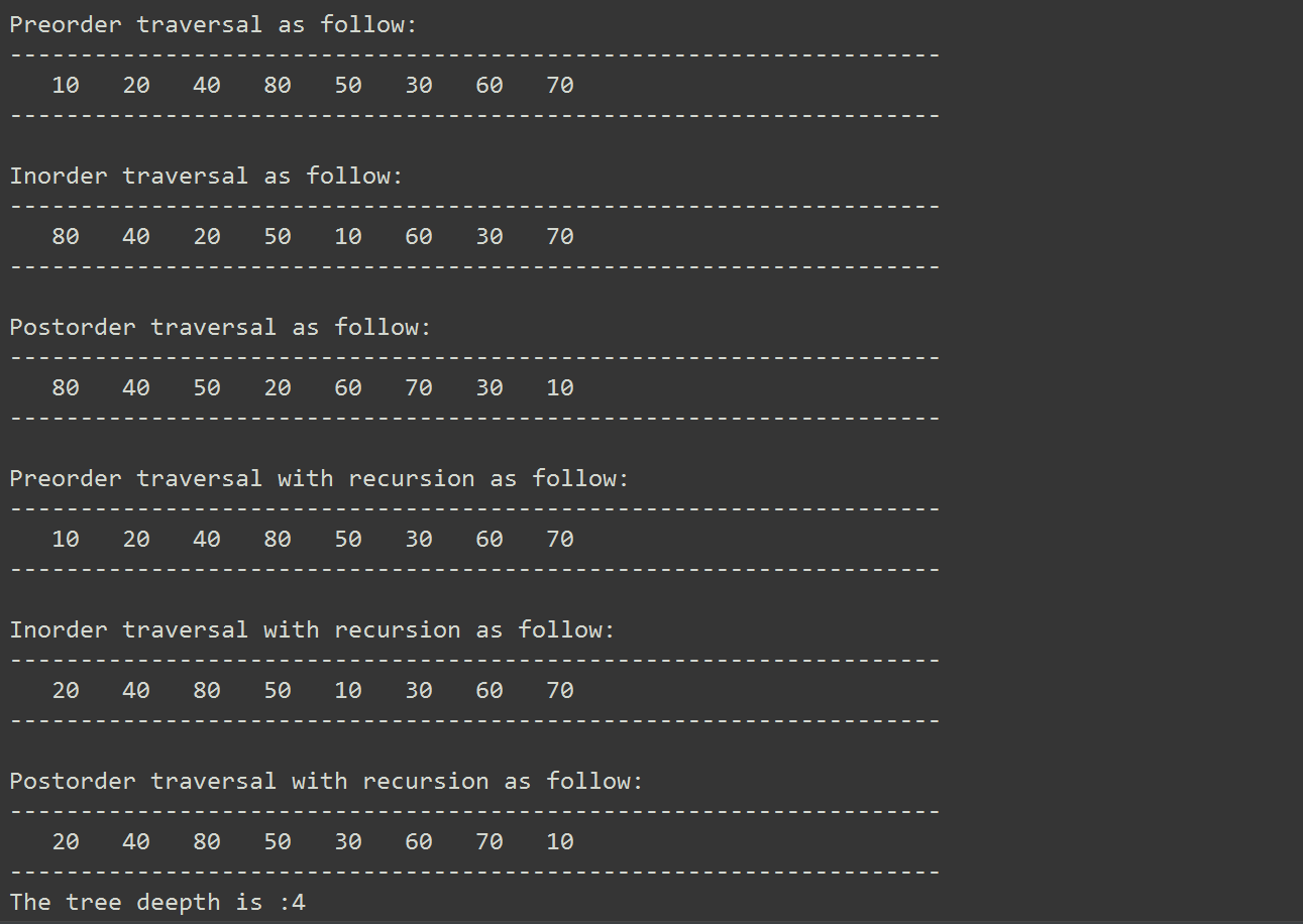 数据结构二叉树基本操作实例_ 图片描述