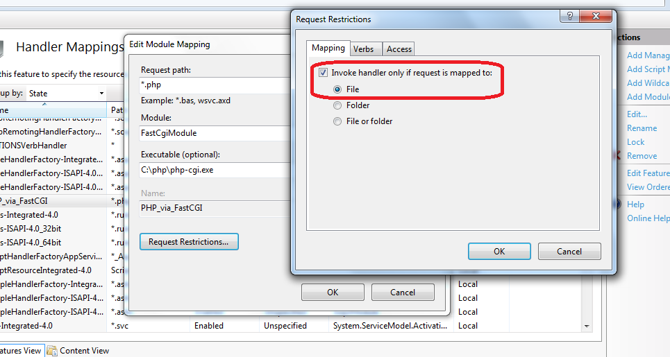 PHP网站在IIS中发布的相关配置_ 图片描述