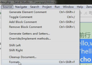 php开发工具zendStudio的运用_ 图片描述