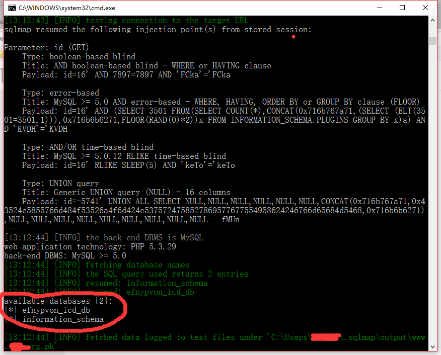 sqlmap的简单实战使用_ 图片描述