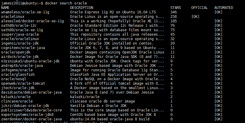 Docker中安装配置Oracle数据库_ 图片描述
