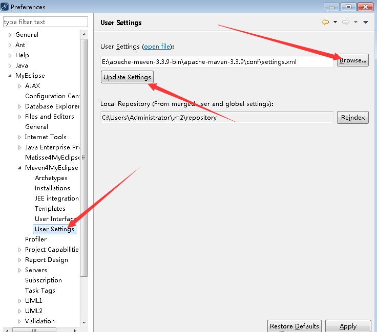 MyEclipse10傻瓜式创建Maven工程(从下载maven到helloWorld,貌似最完整)_ 图片描述