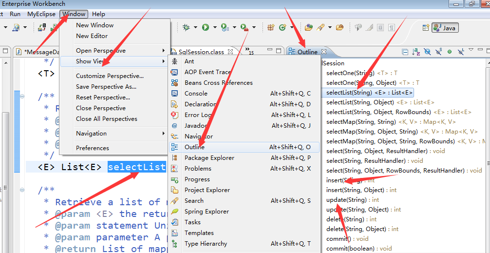 myeclipse添加源码查看的方法(支持快捷键一键到位,非常方便)_ 图片描述