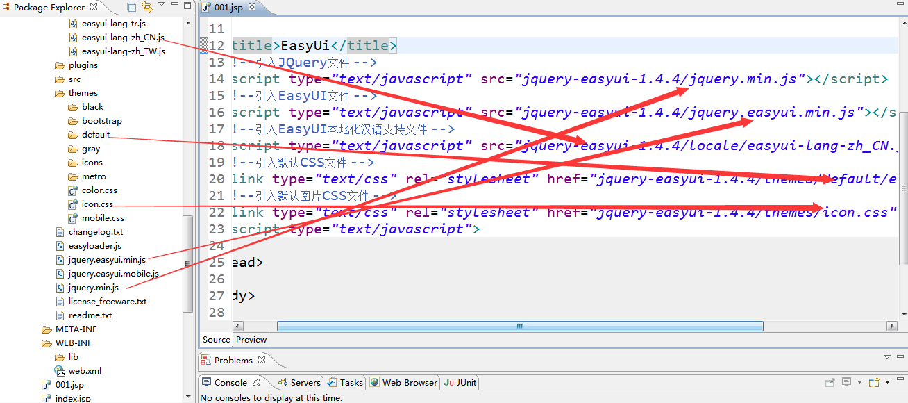 前端框架jQueryEasyUi学习笔记一(框架的配置与第一个效果实现)_ 图片描述