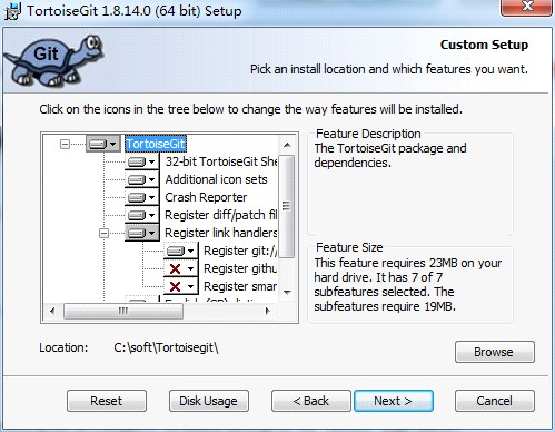 使用小乌龟git提交下载到Coding网站_ 图片描述
