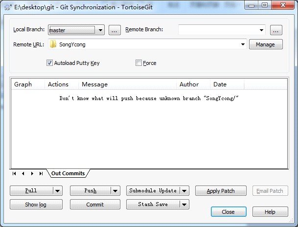使用小乌龟git提交下载到Coding网站_ 图片描述