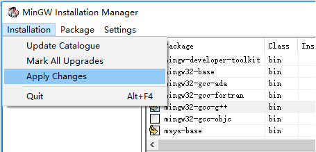 最新MinGW安装过程描述_ 图片描述
