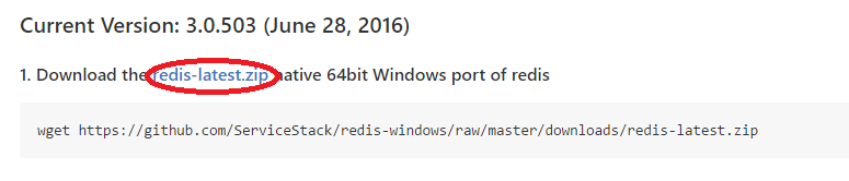 Windows上redis的安装_ 图片描述