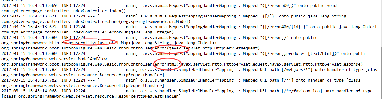 SpringBoot项目实战(7):自定义异常处理界面_ 图片描述