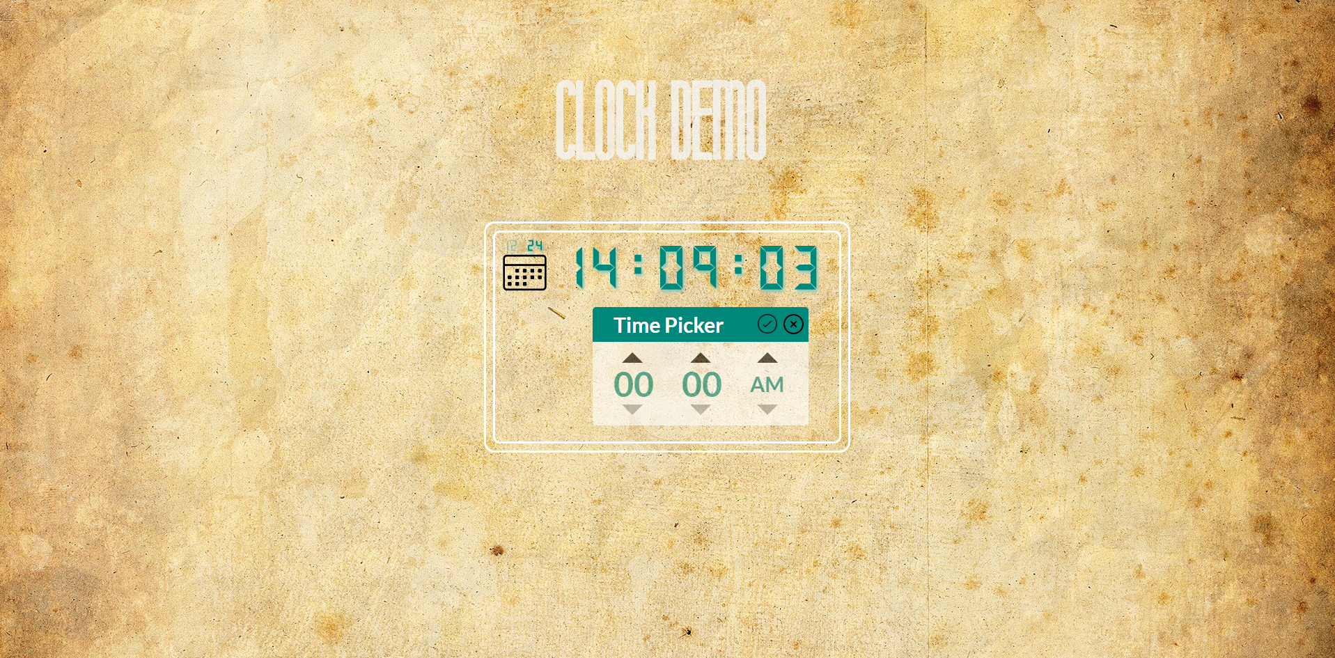 自制的前端时钟小程序_ 图片描述