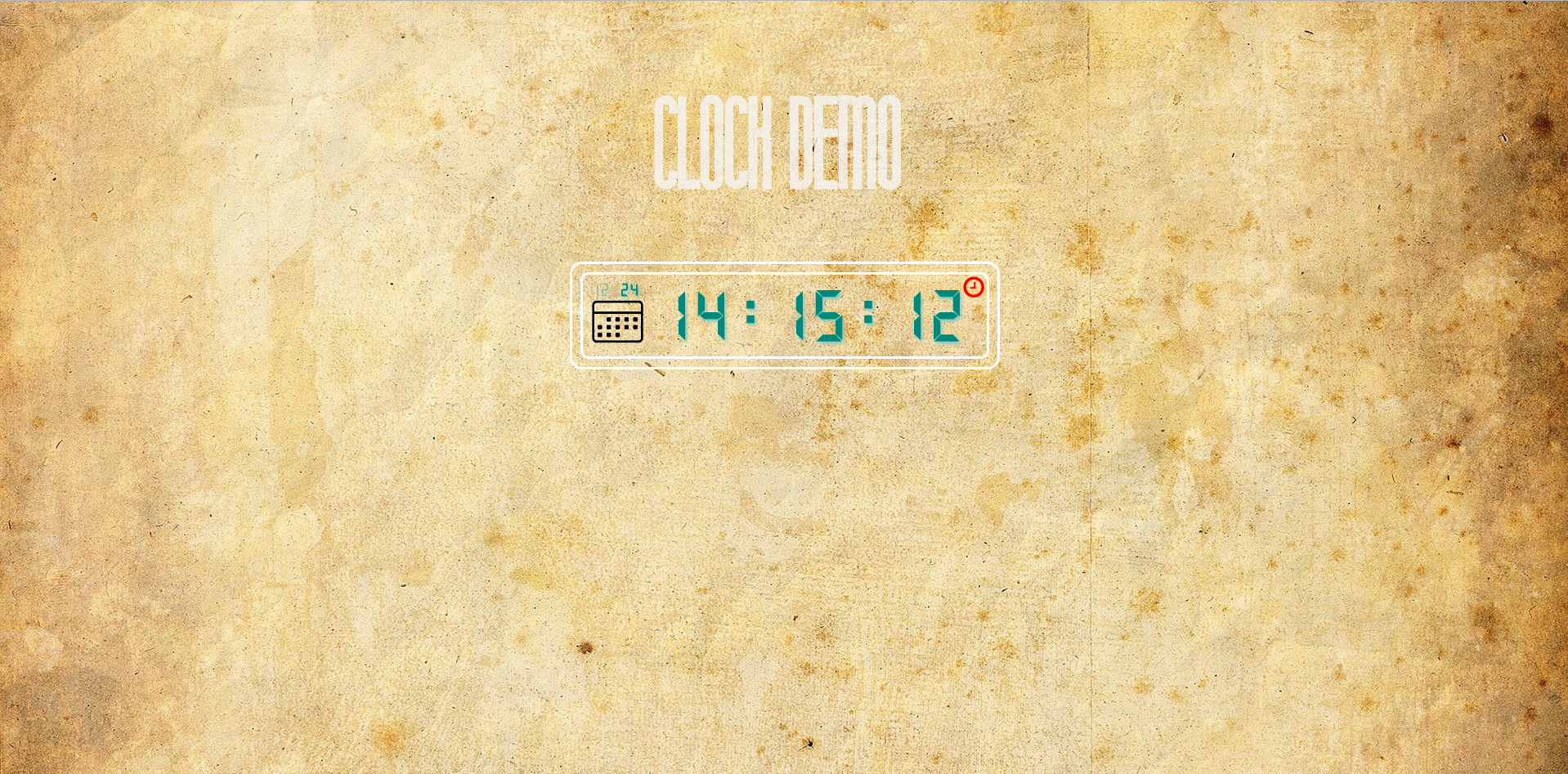 自制的前端时钟小程序_ 图片描述