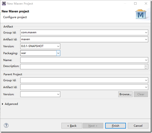 在eclipse中使用Maven建web工程的两种方式_ 图片描述