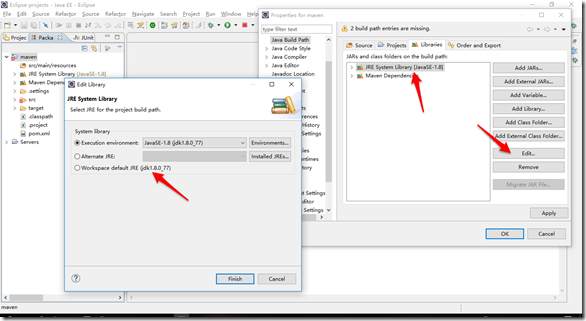 在eclipse中使用Maven建web工程的两种方式_ 图片描述