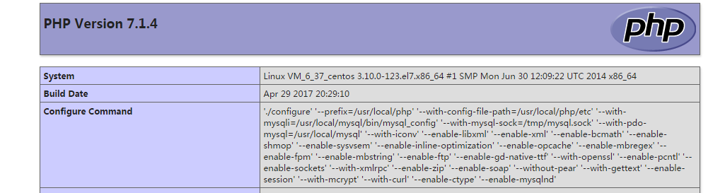 源码编译安装LAMP(详细说明)_ 结果显示
