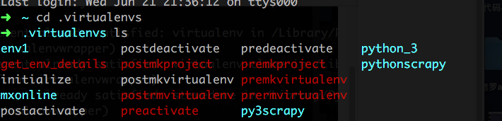 python虚拟环境管理和使用_ 图片描述