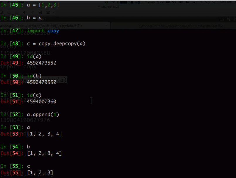 python深拷贝和浅拷贝_ 图片描述