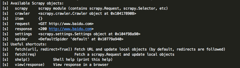 pythonscrapy框架的基本使用_ 图片描述