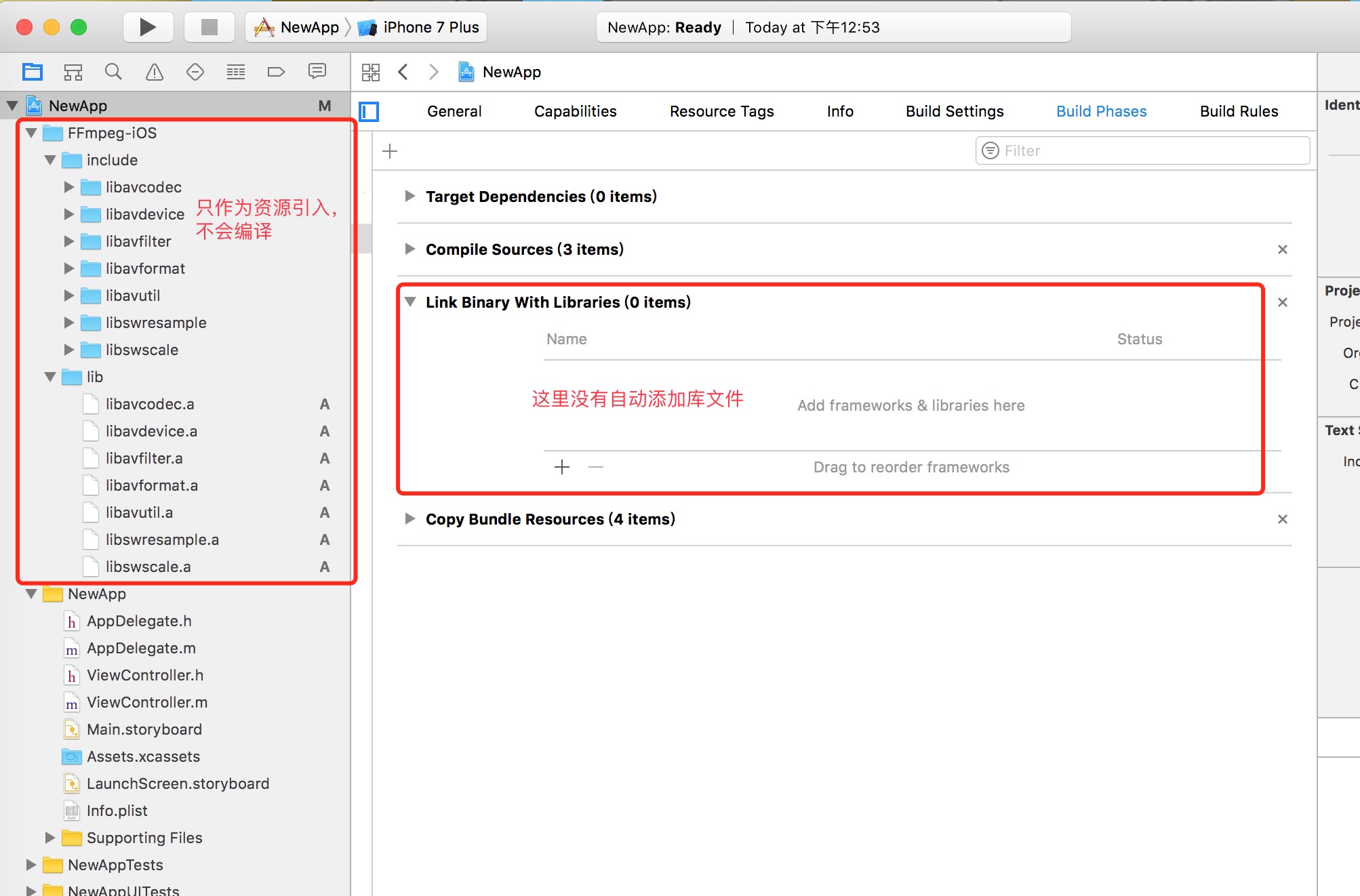 iOS总结笔记--第三方的手动导入_ 图片描述