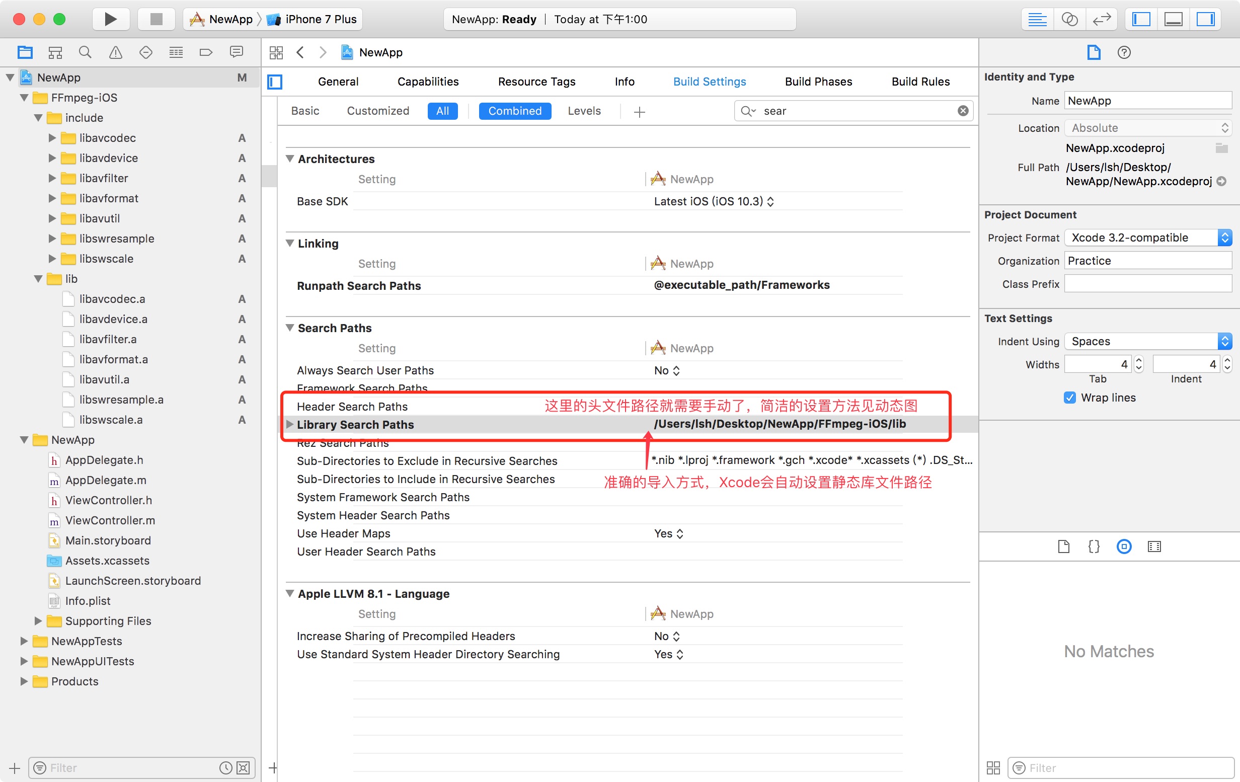 iOS总结笔记--第三方的手动导入_ 图片描述