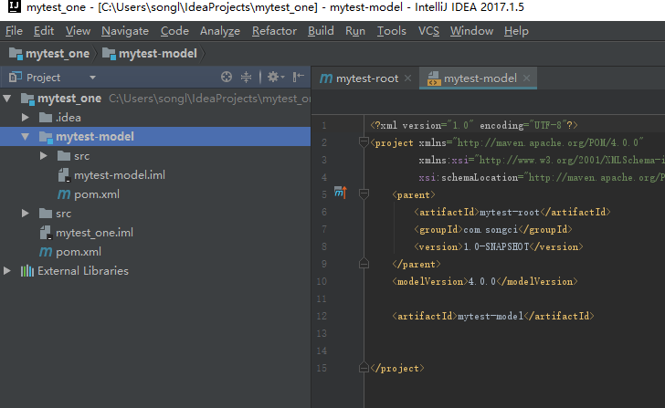 Maven多模块项目搭建+SSM框架整合(一、多模块搭建)_ 图片描述