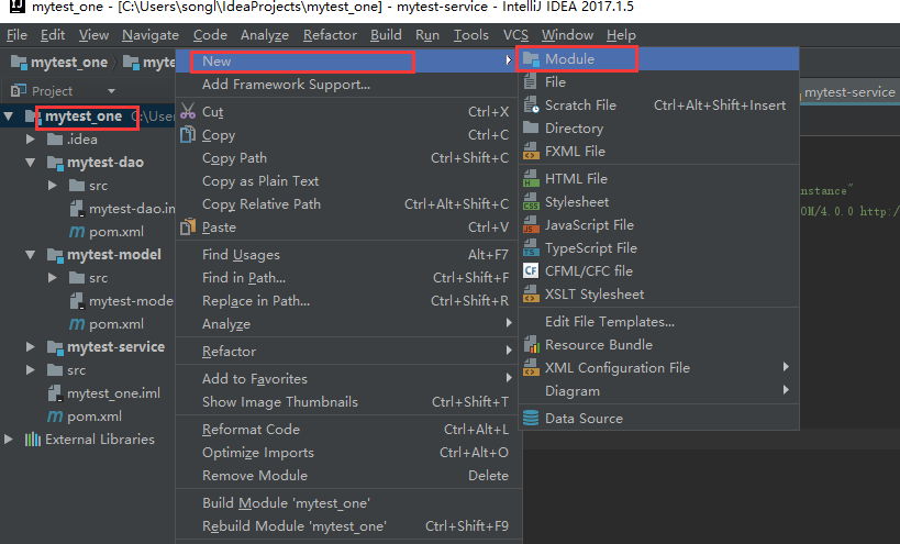 Maven多模块项目搭建+SSM框架整合(一、多模块搭建)_ 图片描述