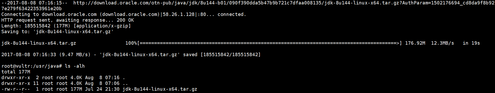 【java】Linux下jdk8解压安装日记_ 图片描述