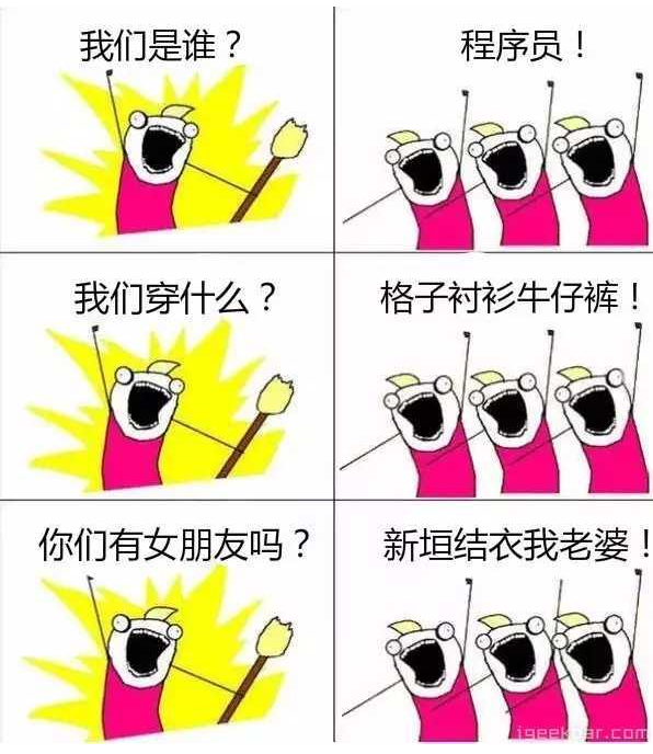 我们是谁?程序员,哈哈哈_ 图片描述