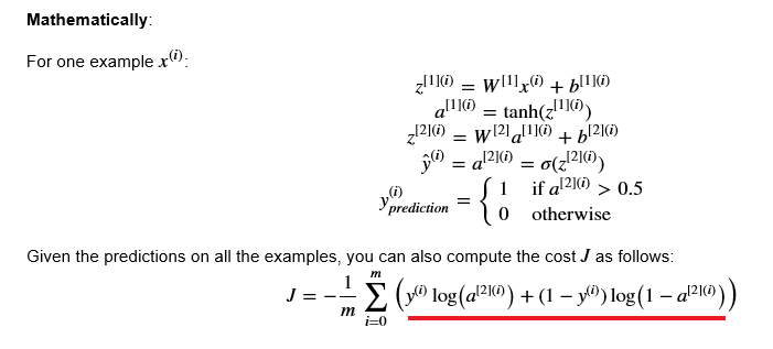 深度学习问题记录:具有隐藏层的平面数据分类_ 图片描述