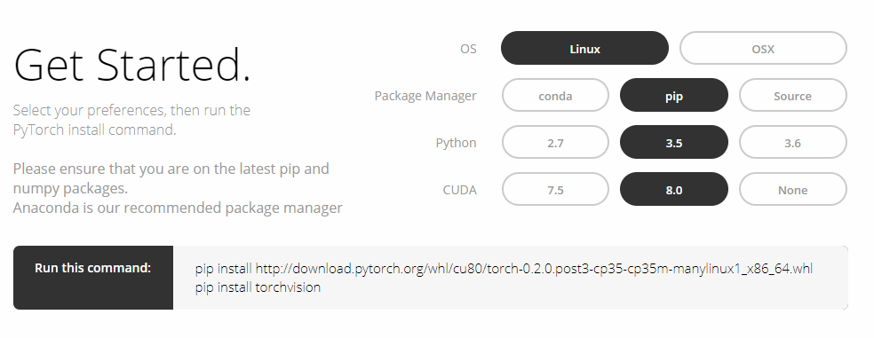 机器学习笔记之Ubuntu16.04+python3.5+PyTorch下的动态神经网络(一)_ 图片描述