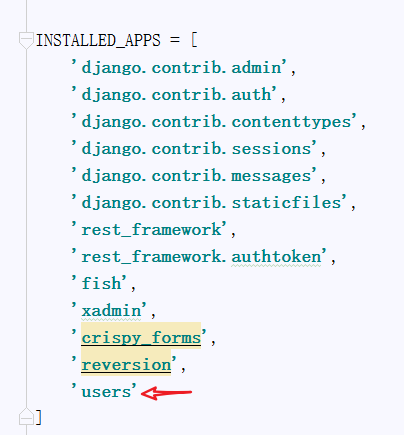 Django自定义用户表和安装xadmin_ 图片描述