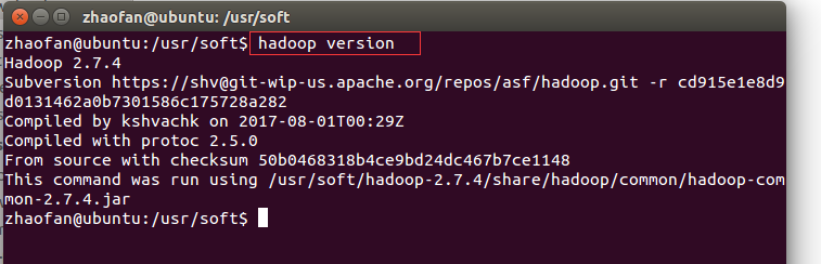 在ubuntu系统下安装hadoop_ 图片描述