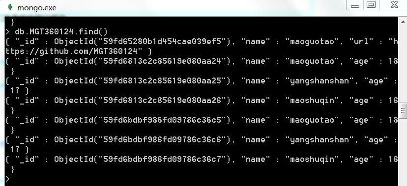 Node.js连接MongoDB数据库_ 图片描述