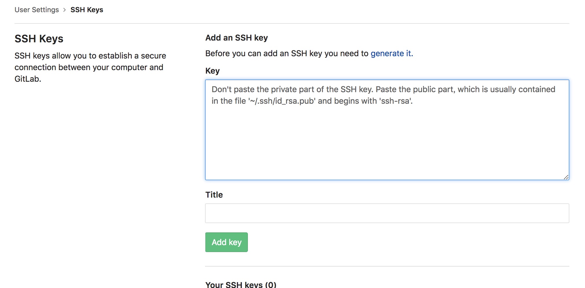 GitLab安装、使用教程(Docker版)_ 图片描述