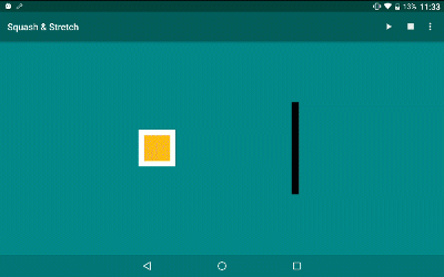 Android属性动画&迪士尼动画基本原则_ 挤压和拉伸